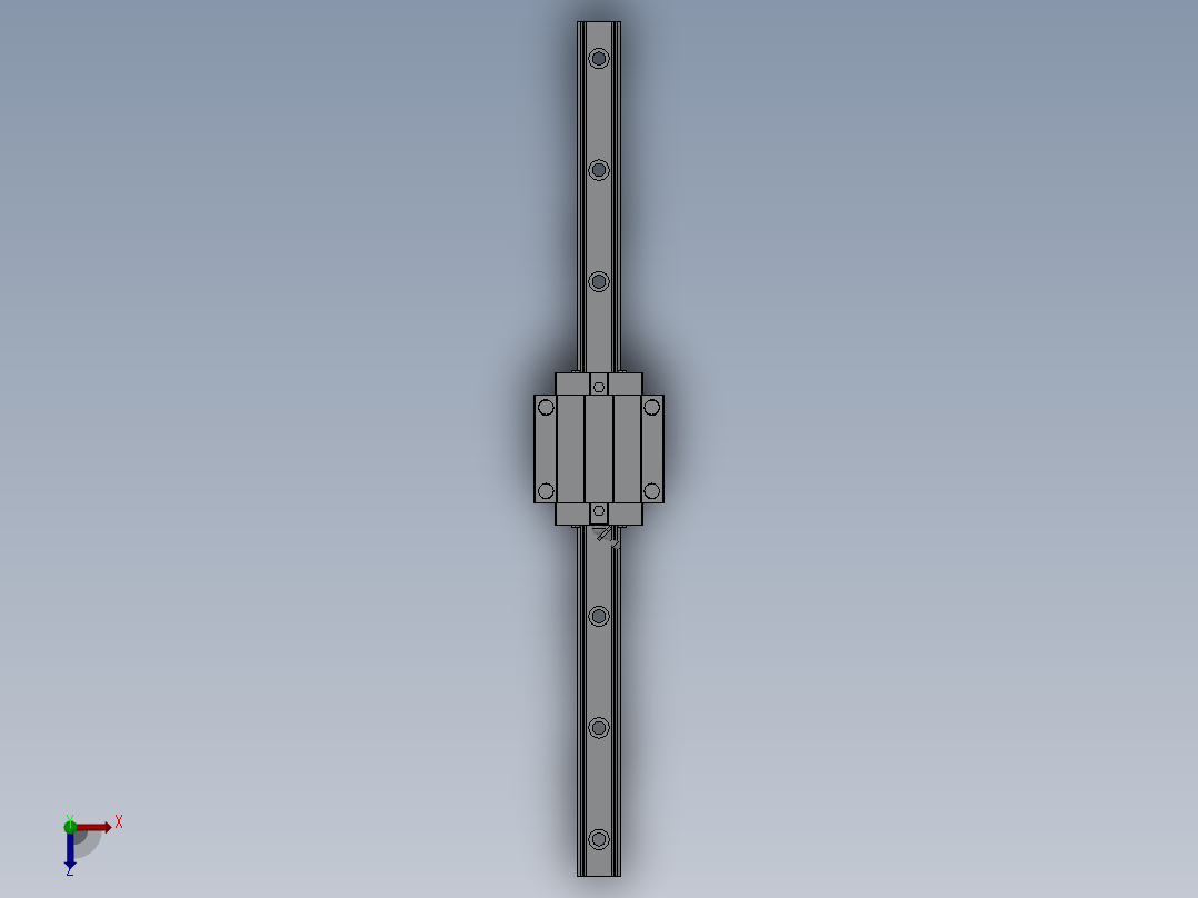 滑块HGW25CC俯视图