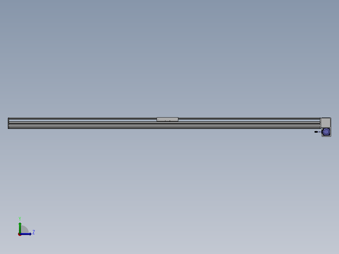 精密模组MT220-L150-3000-RD-M75-C4左视图