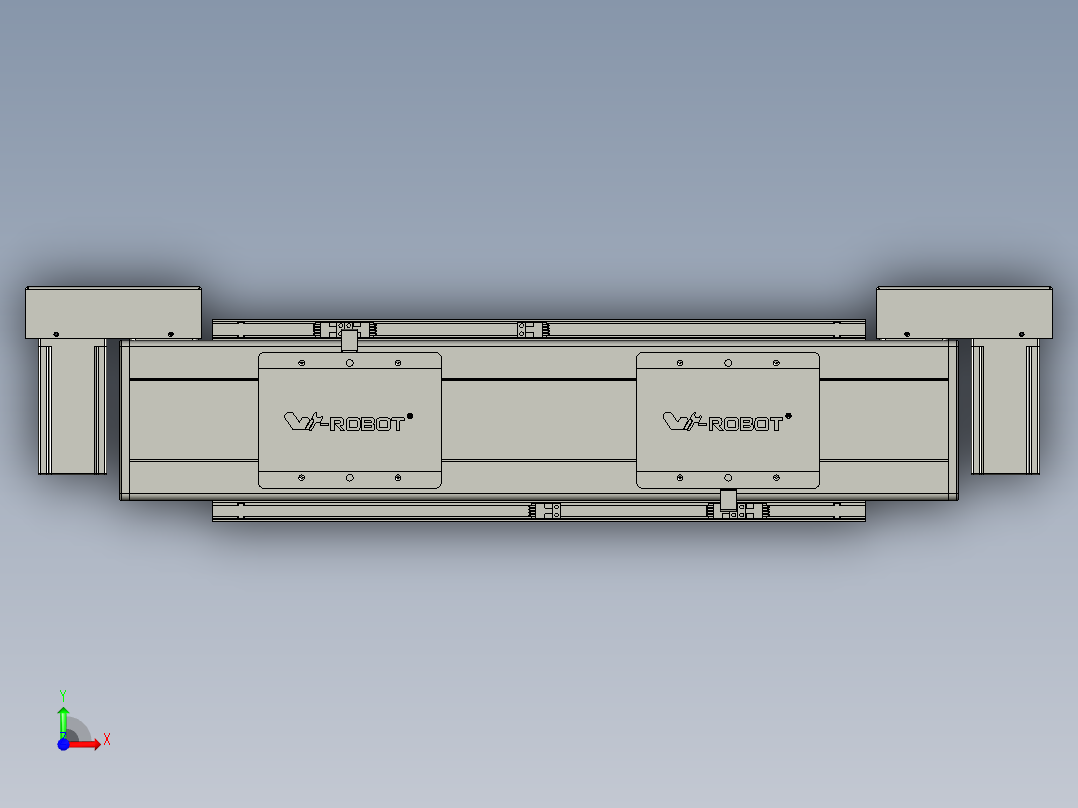 威洛博双电机滑台-VBC14S2-L50-S150-BLR-P40-C6前视图