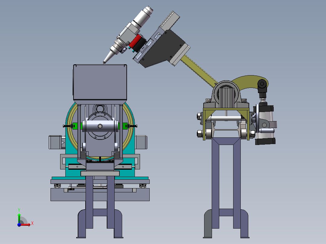 门窗型材切割机前视图