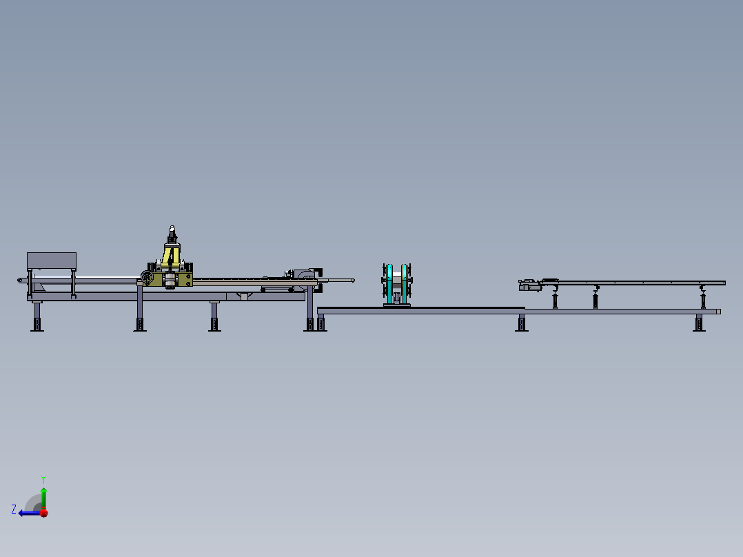 门窗型材切割机右视图
