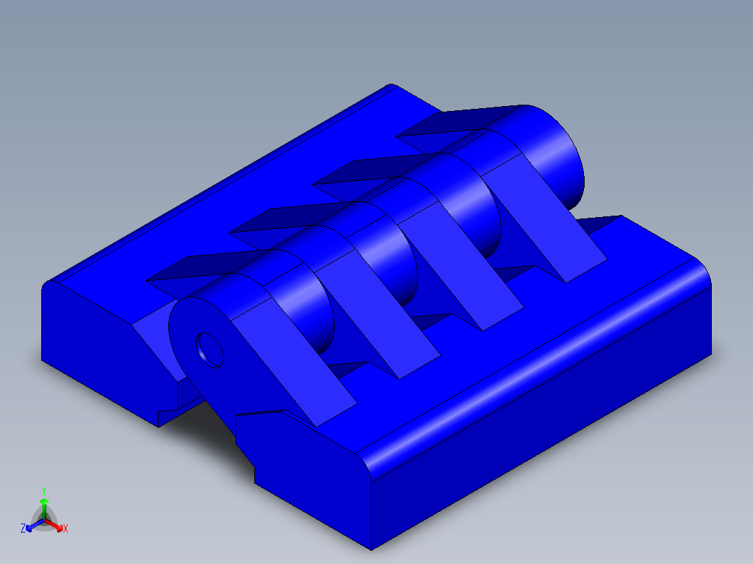 工程塑膠鉸鏈(B)CFA-3D多系列多零件图纸模型