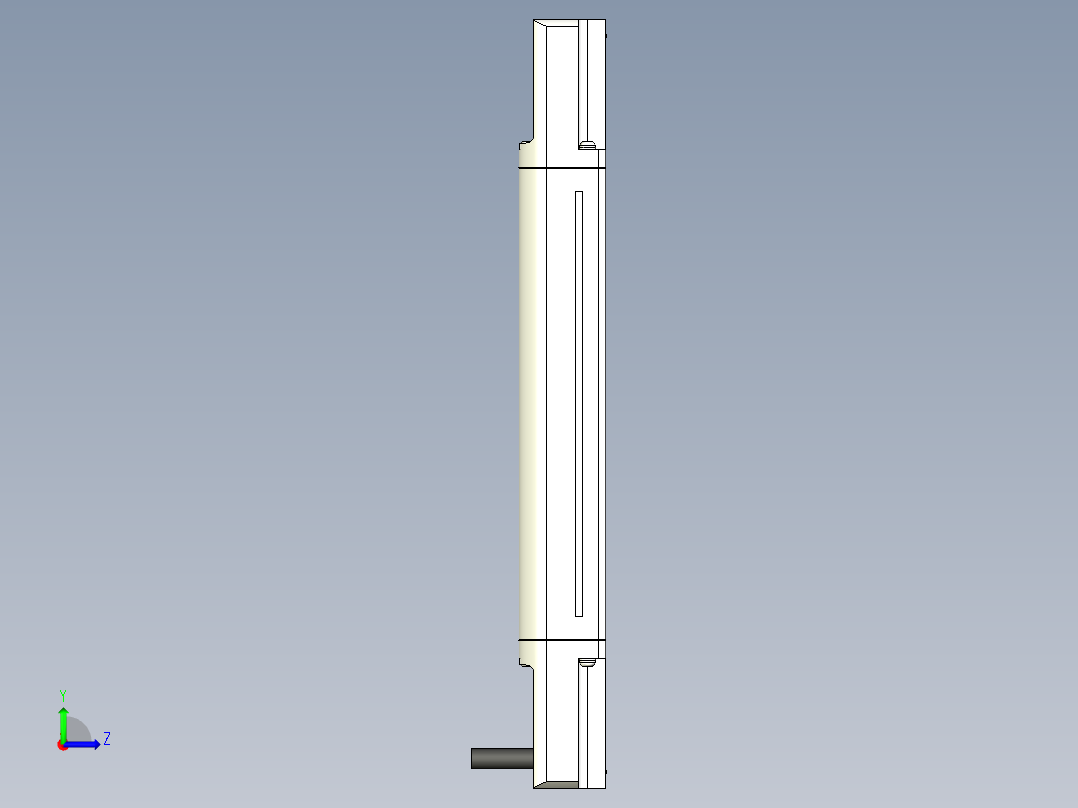 基恩士SL-V12H(S)_T_kc图纸模型左视图