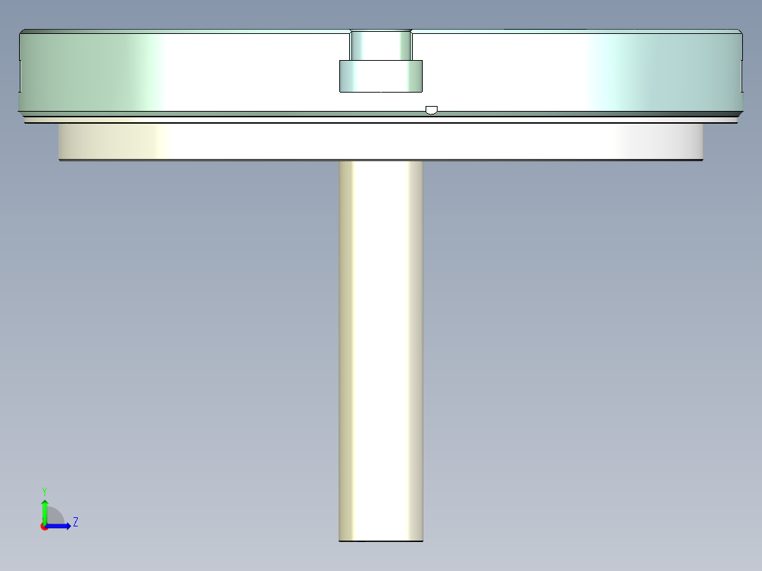 五轴配件左视图