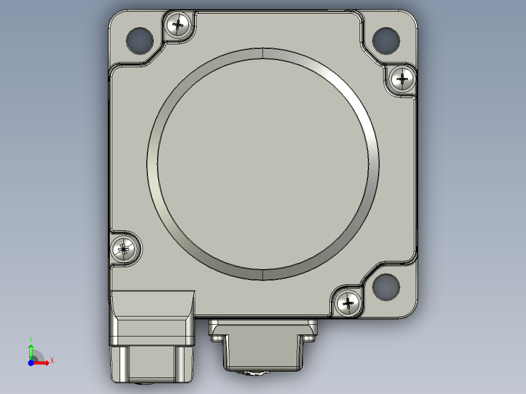 电机MS6H-80CM30B4-20P7.STEP前视图