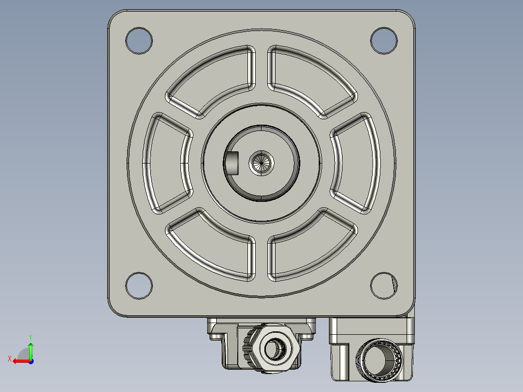 电机MS6H-80CM30B4-20P7.STEP后视图