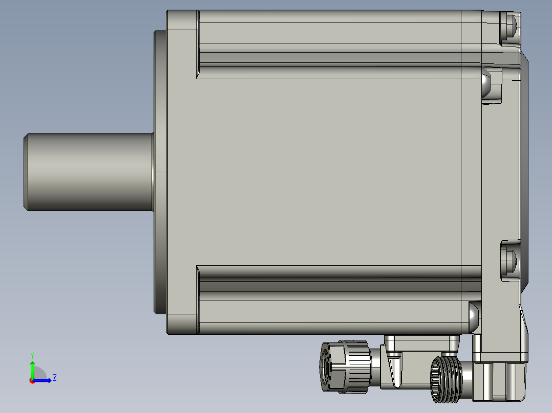 电机MS6H-80CM30B4-20P7.STEP左视图
