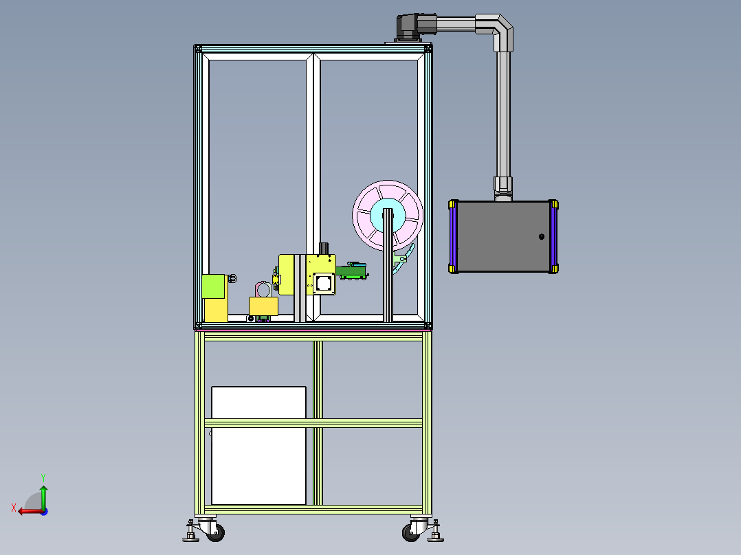 自动捆带机设备sw18可编辑后视图