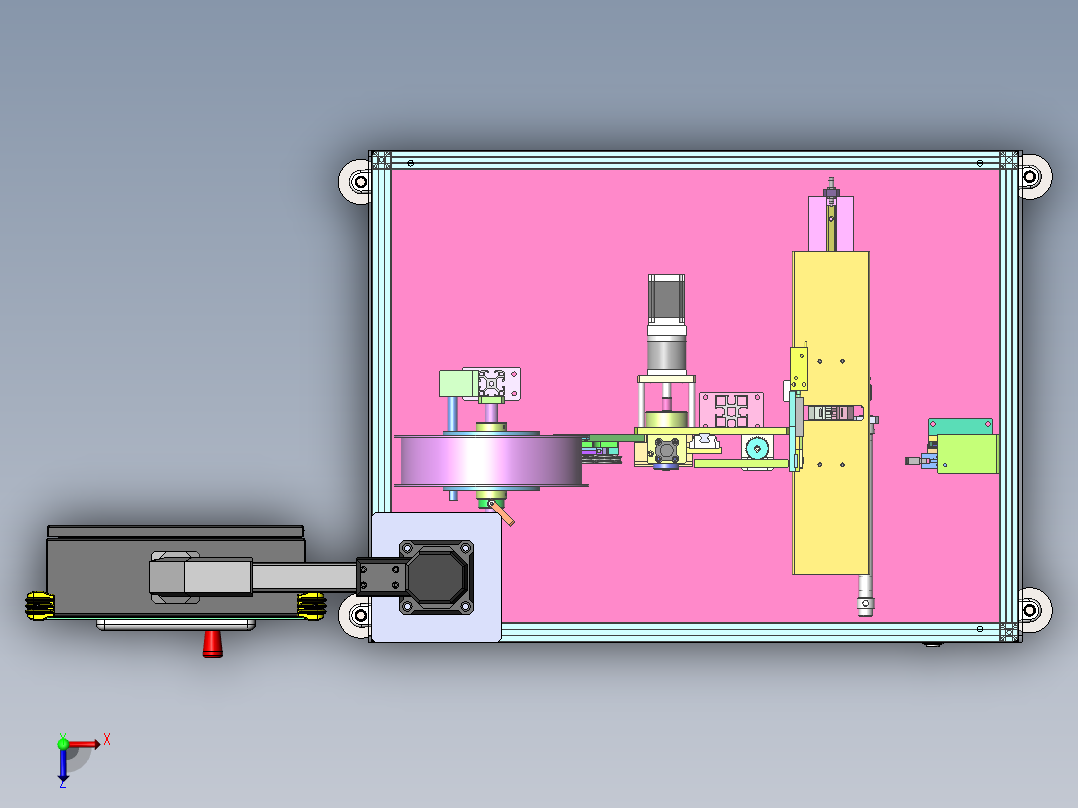 自动捆带机设备sw18可编辑俯视图