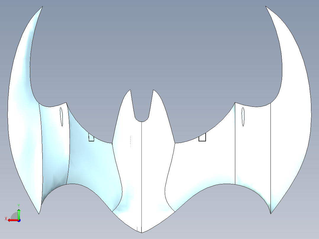 蝙蝠战机后视图