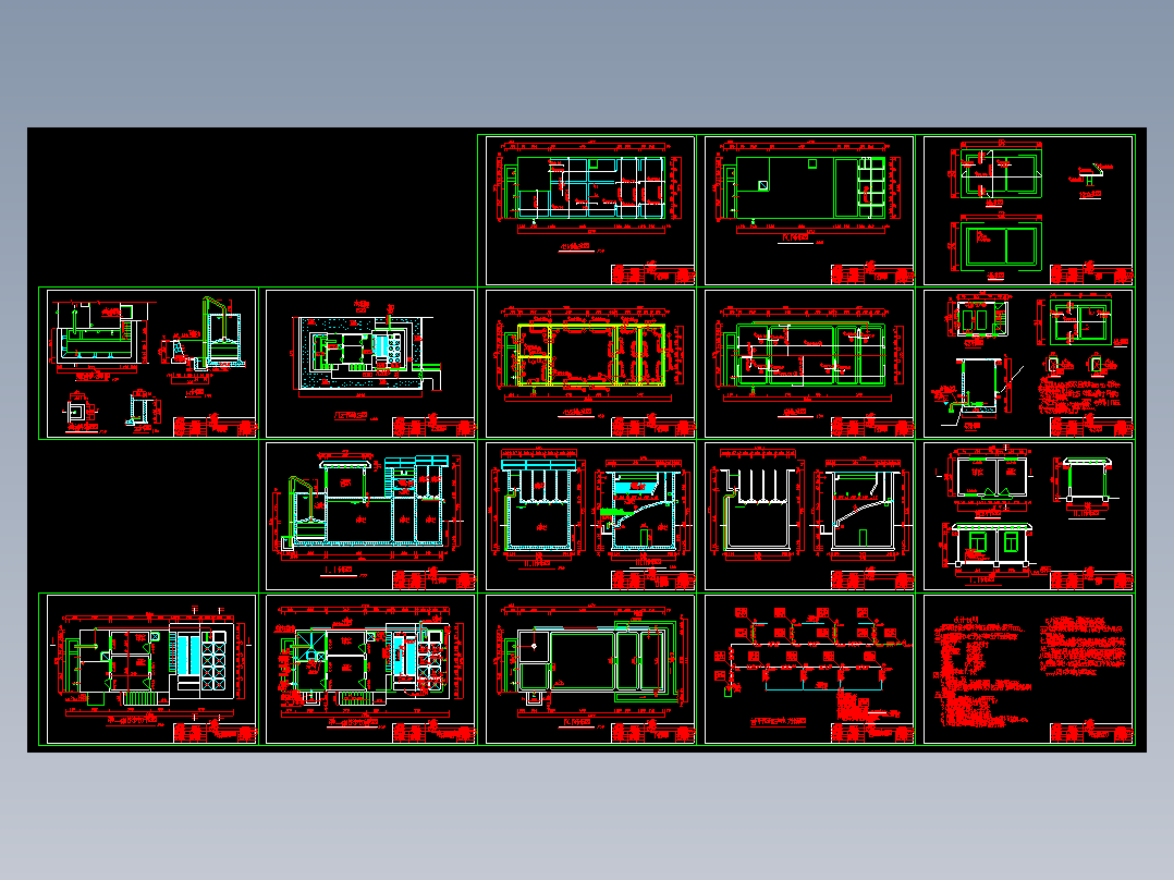 某乡镇自来水厂图纸