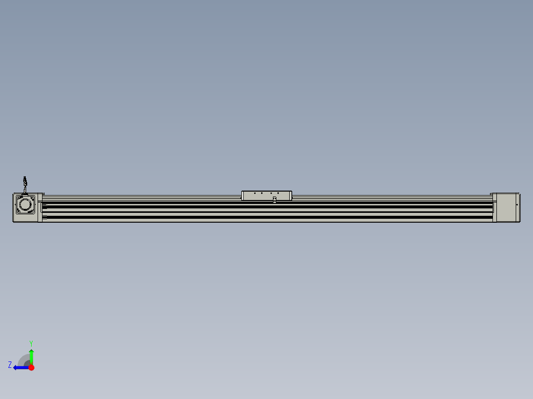 威洛博直线电机模组EB20-L224-S1850-L-ZP75-MS3-5K右视图