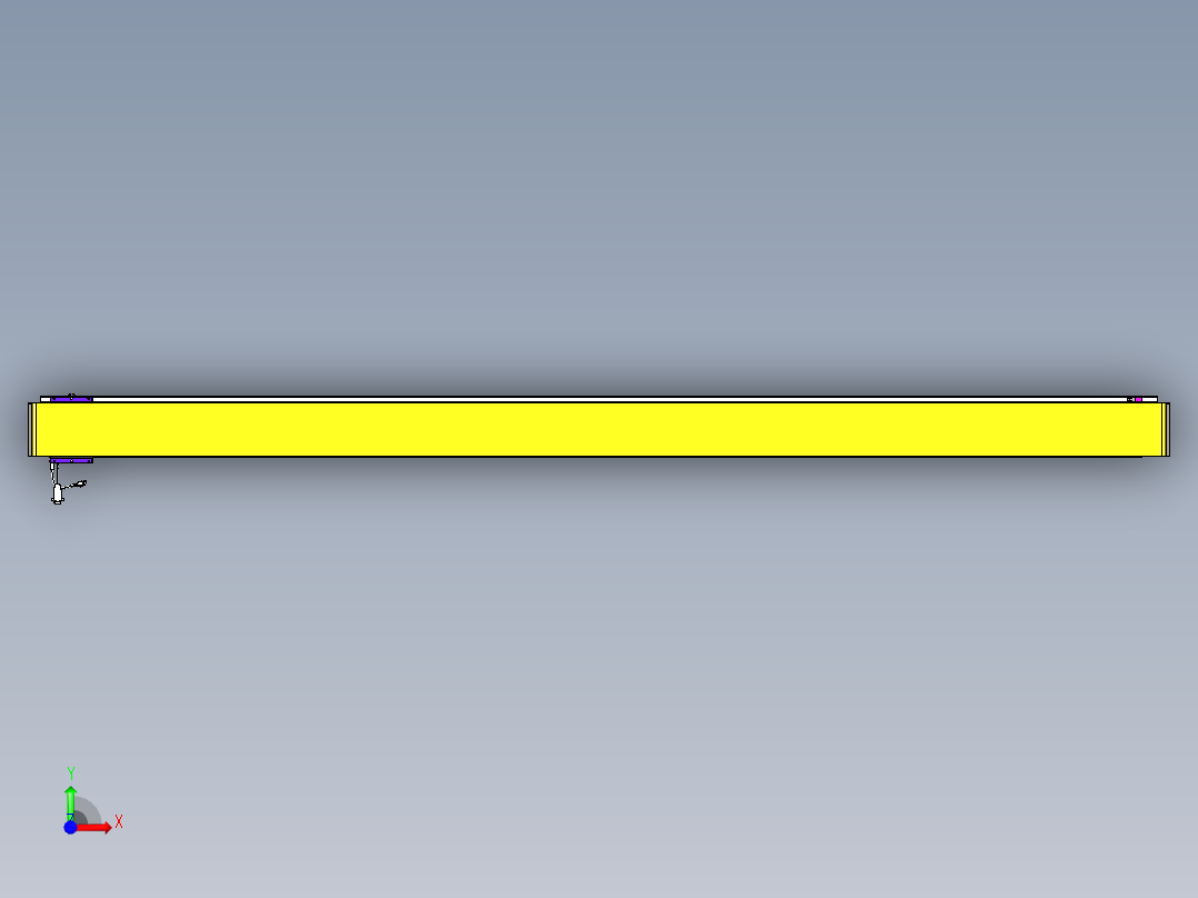 威洛博VL系列直线电机模组-VL14S1-S2750前视图