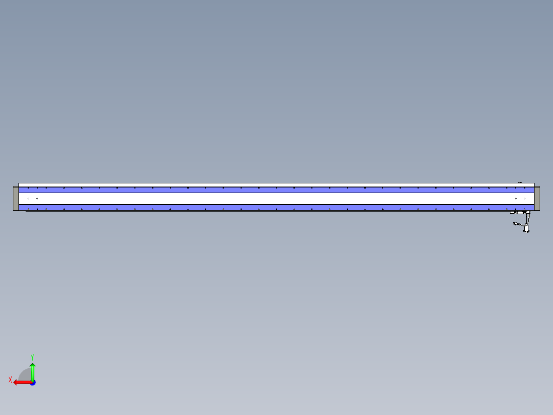 威洛博VL系列直线电机模组-VL14S1-S2750后视图
