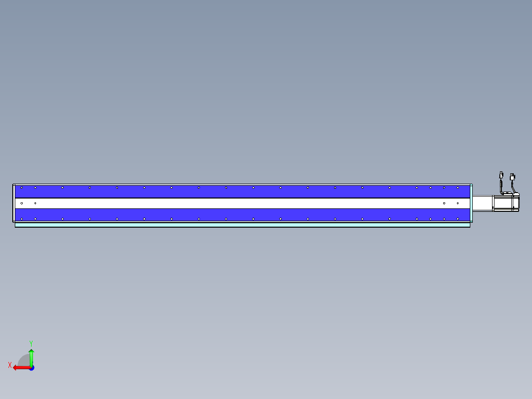 威洛博VC丝杆传动-无尘环境VC14-Lxx-C-S1400-BC-ZP40-C3后视图