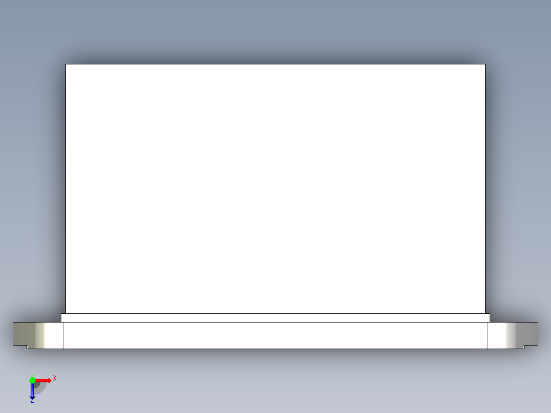 人體工學型把手ERB-3D多系列多零件图纸模型俯视图