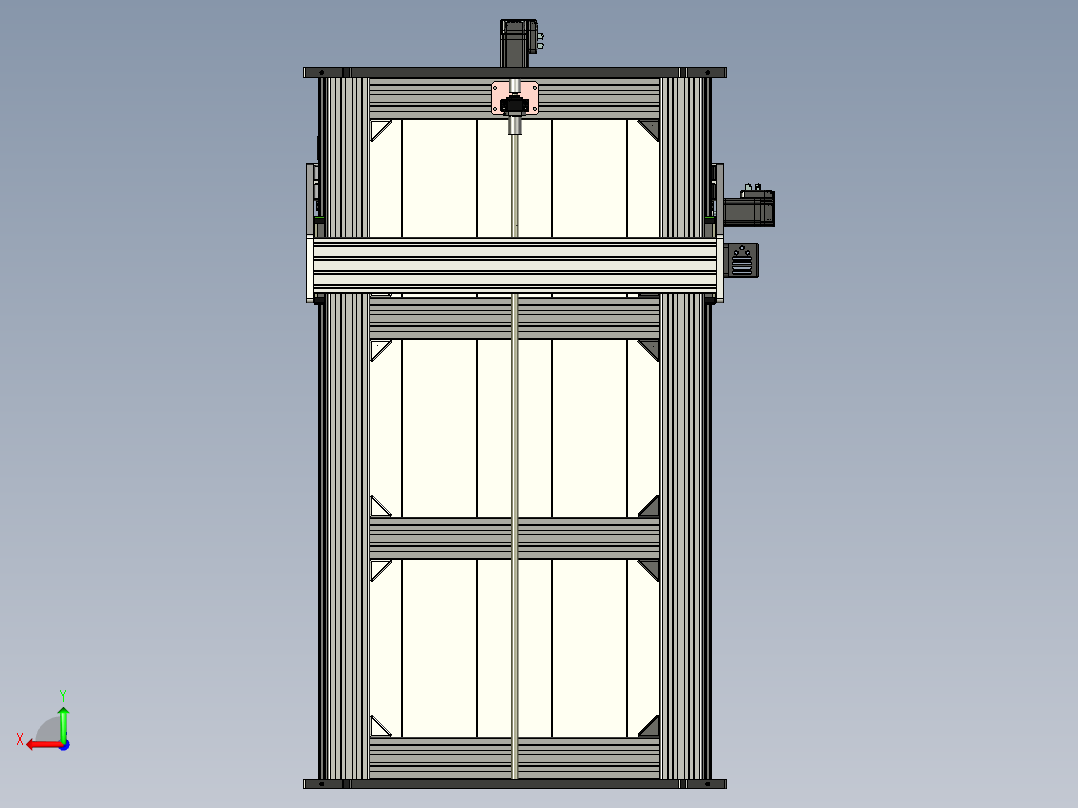 1250x650mm碾磨机后视图