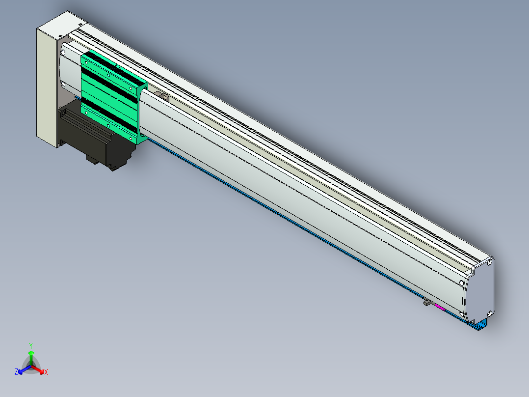 威洛博VF10-L16-C-S600-BL-P40-C4正等轴测图