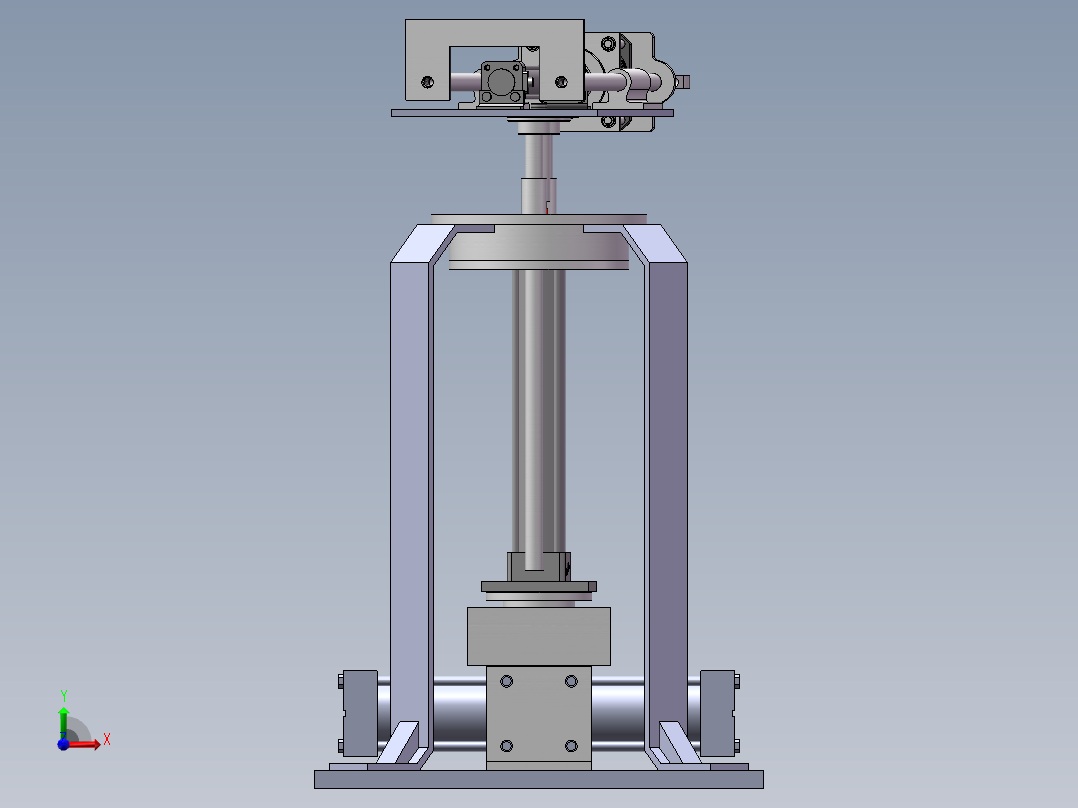 机械手（模拟动画）毕业设计 1前视图