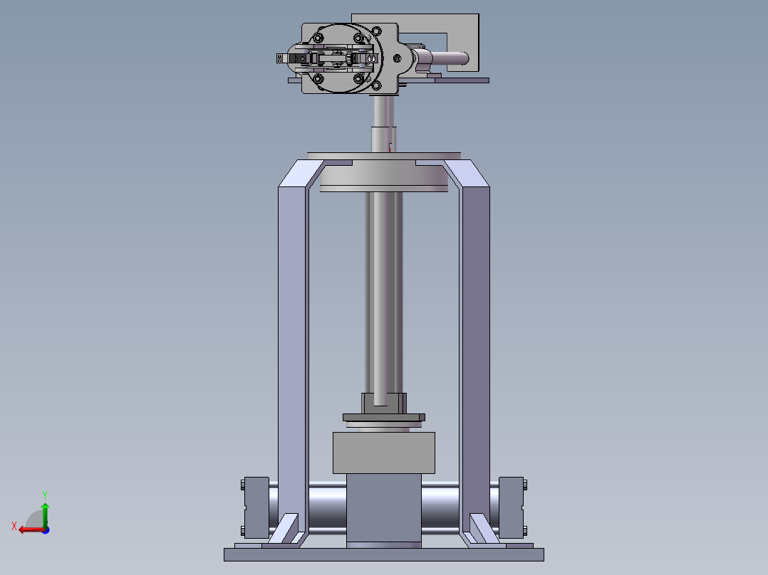 机械手（模拟动画）毕业设计 1后视图