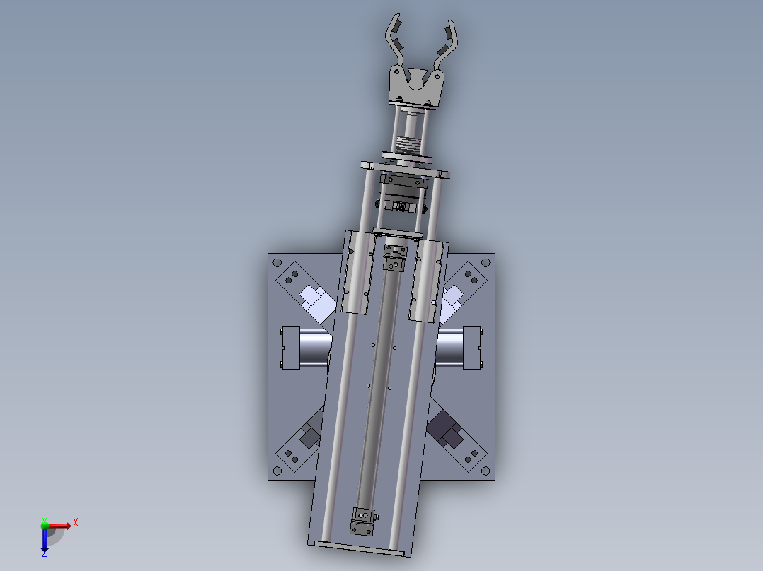 机械手（模拟动画）毕业设计 1俯视图