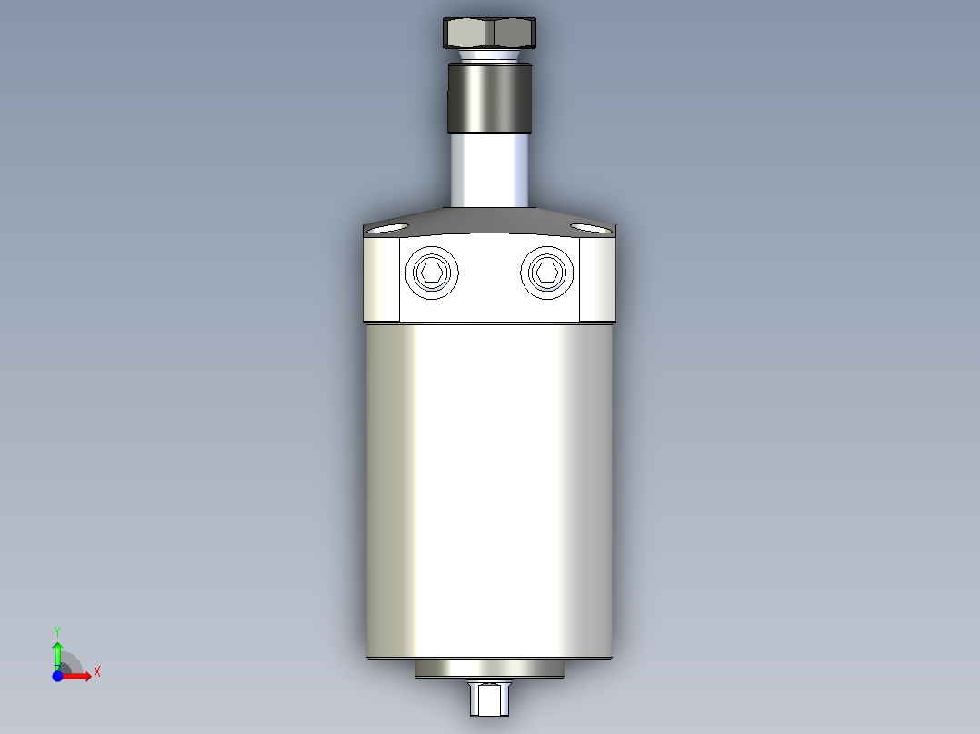 KOSMEKWHE2500-2GLD多系列多零件图纸模型前视图