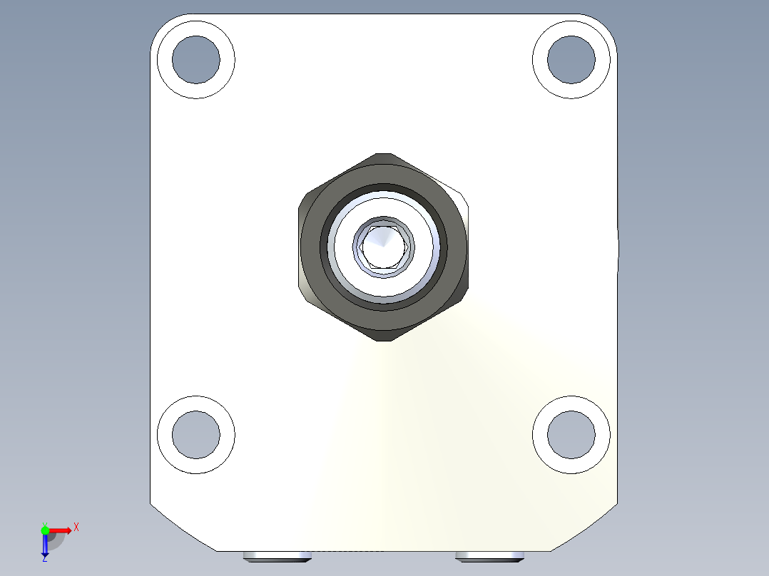 KOSMEKWHE2500-2GLD多系列多零件图纸模型俯视图