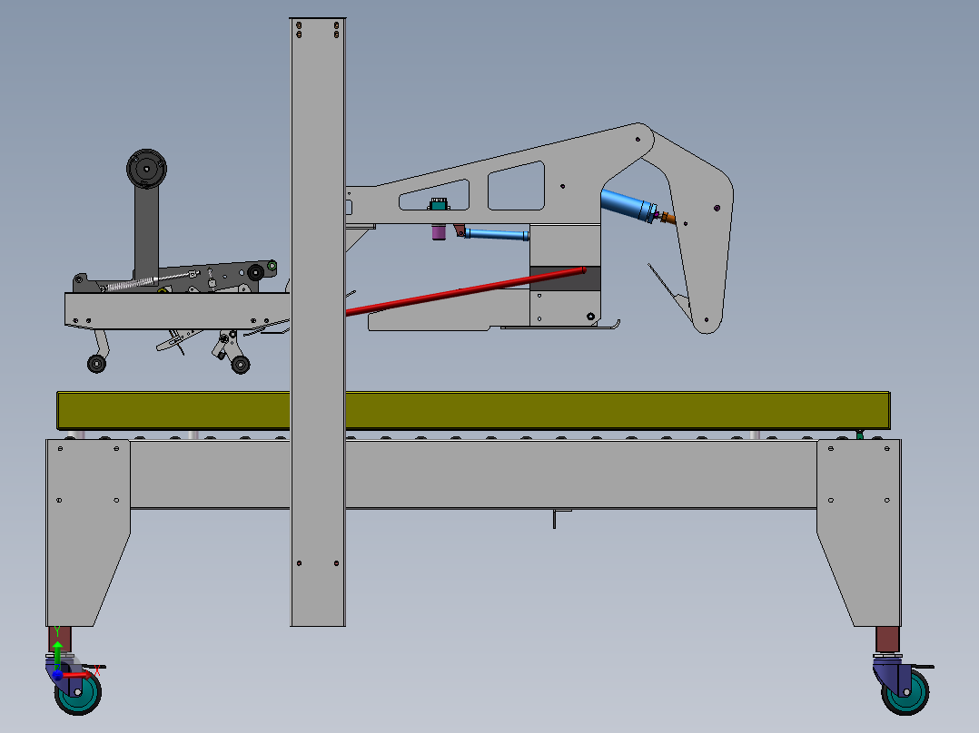 全自动折盖封箱机syd前视图