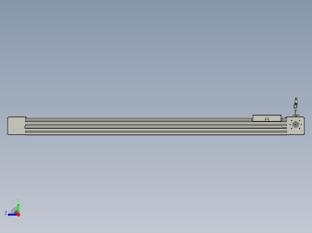 威洛博直线电机模组EB6-L140-S1000-L-P40-MS3右视图