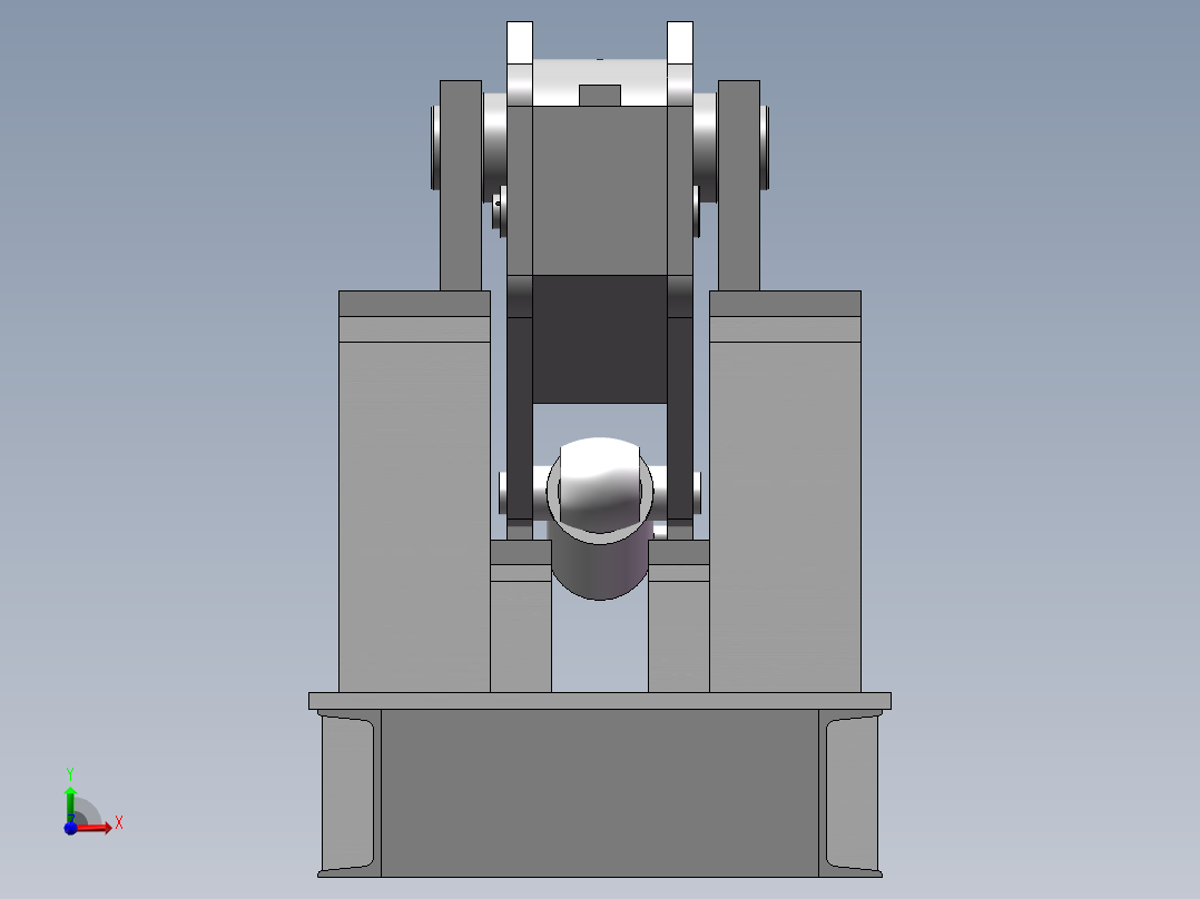 90度立模机sw16可编辑前视图