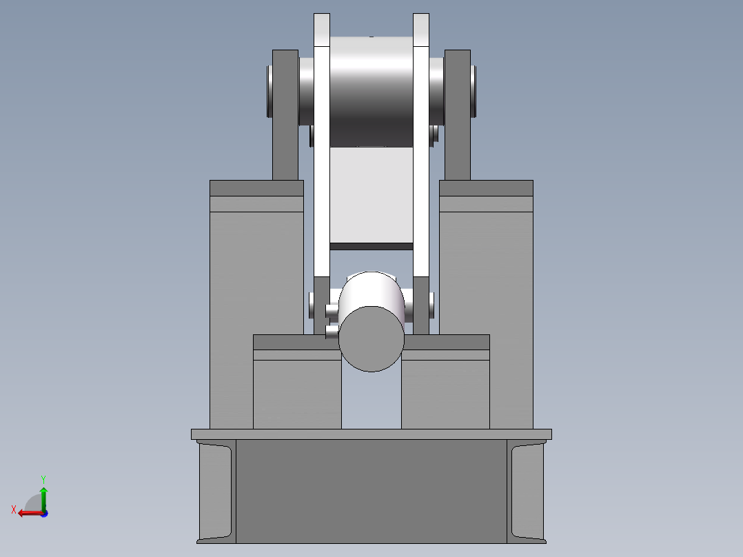 90度立模机sw16可编辑后视图