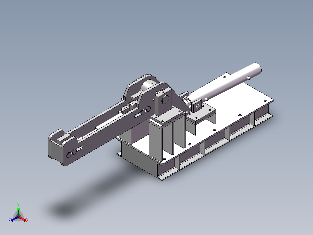 90度立模机sw16可编辑正等轴测图