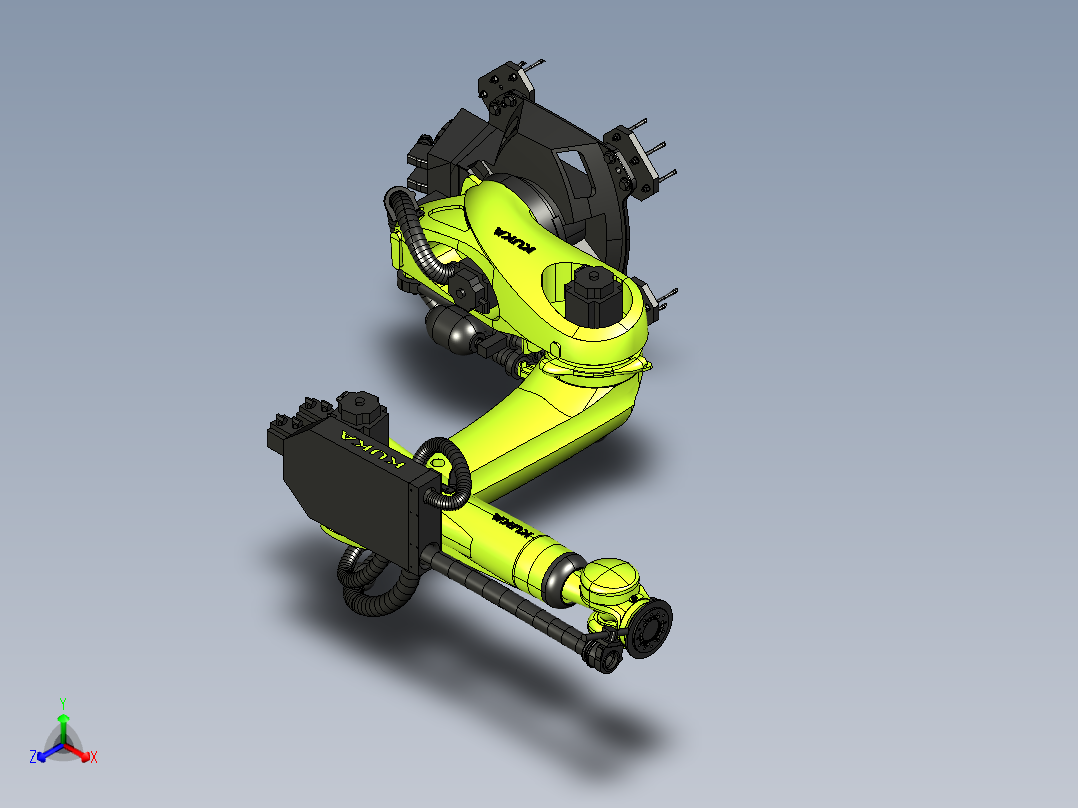 kuka-robot-1 IGS正等轴测图