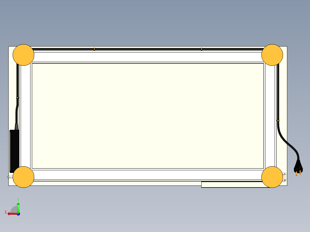 焊接台1300 650mm后视图