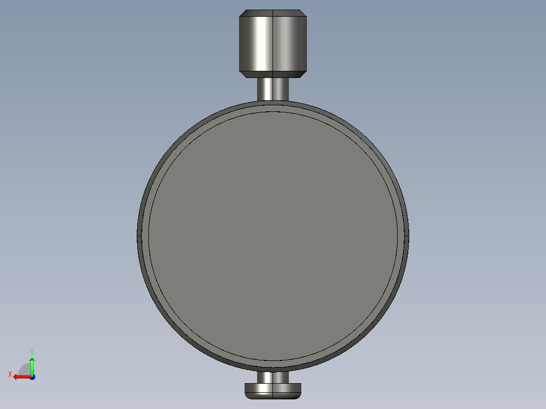 基恩士CA-LS16_kc图纸模型后视图