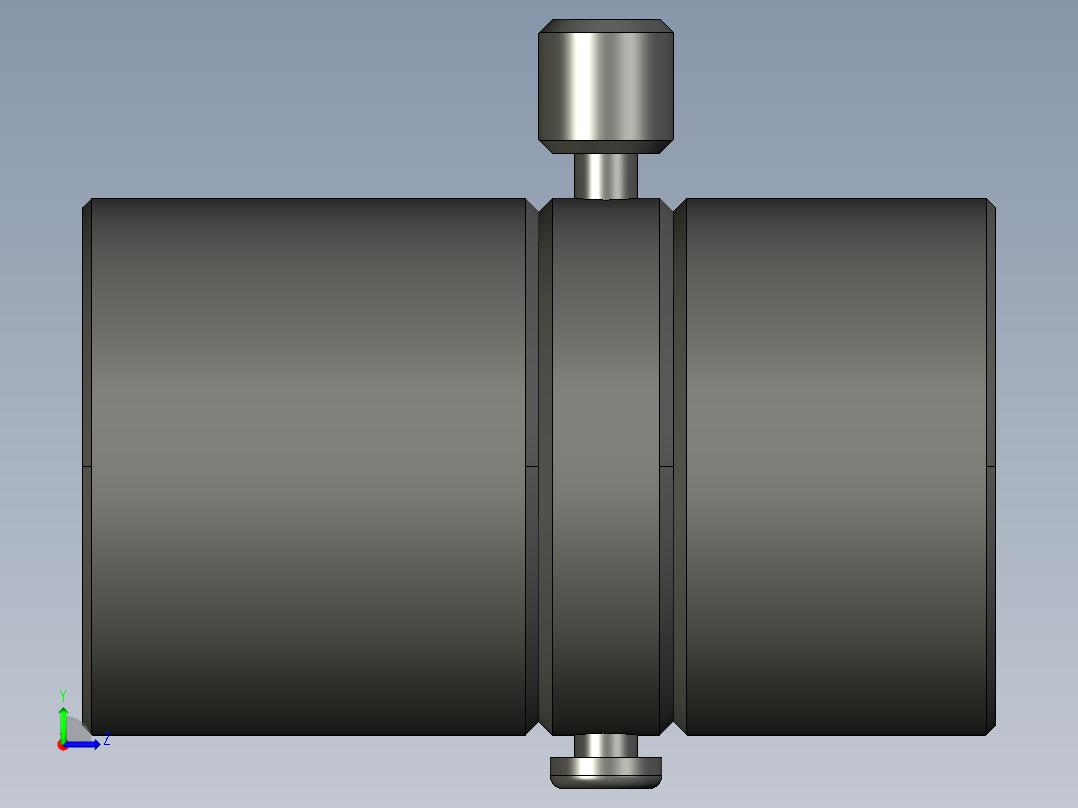 基恩士CA-LS16_kc图纸模型左视图