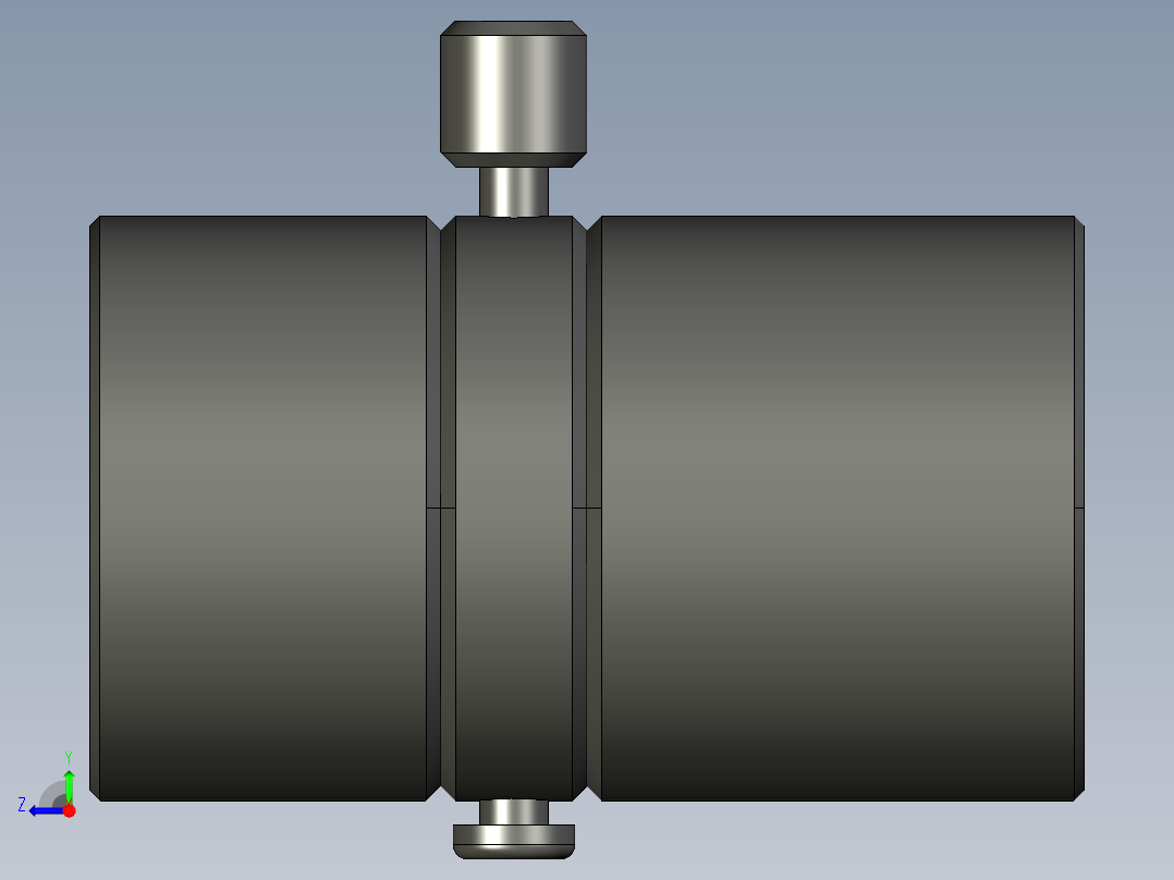 基恩士CA-LS16_kc图纸模型右视图