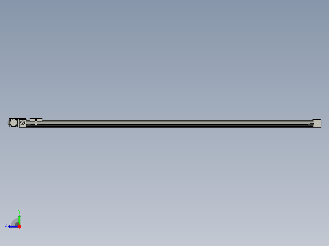 威洛博直线电机模组EB4-L40-S1900-BR-57-MS3右视图