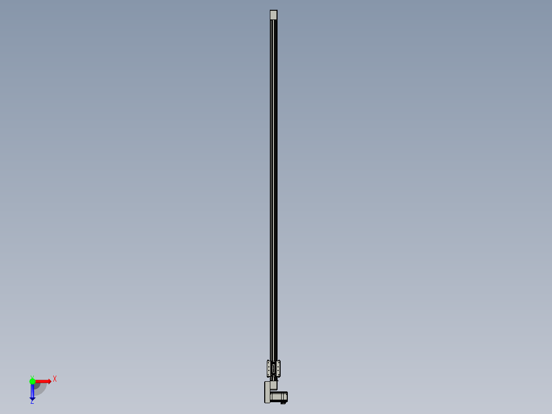 威洛博直线电机模组EB4-L40-S1900-BR-57-MS3俯视图