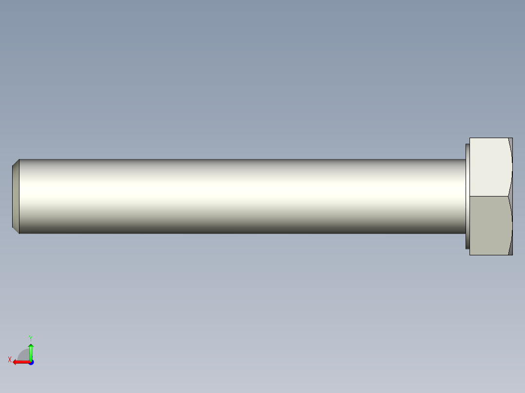 螺钉-DIN_931-M14x2x85_22.stp后视图