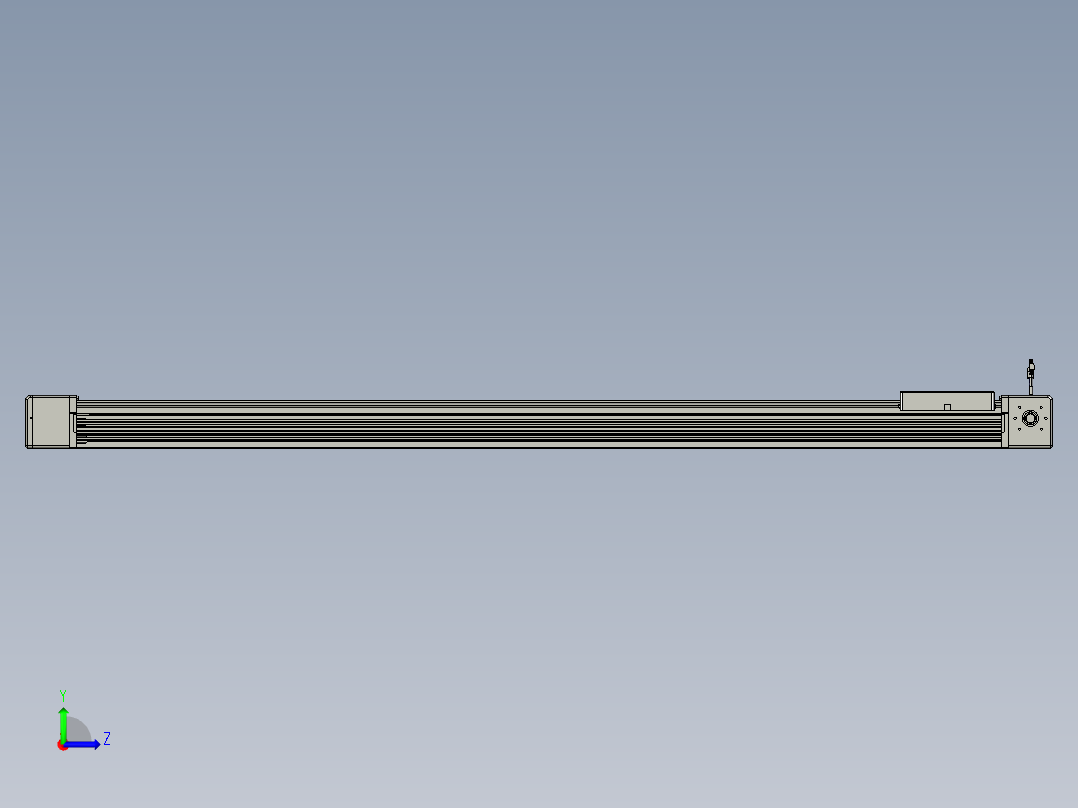 威洛博直线电机模组EB16-L208-S1850-L-ZP75-MS3-5K左视图