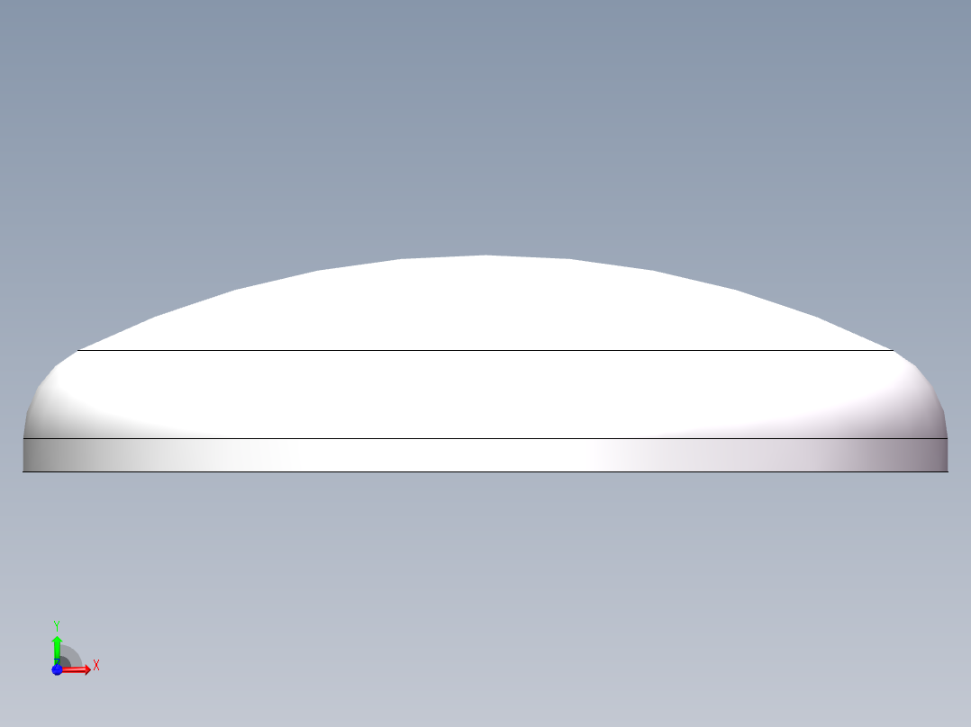 THA碟形封头DN700前视图