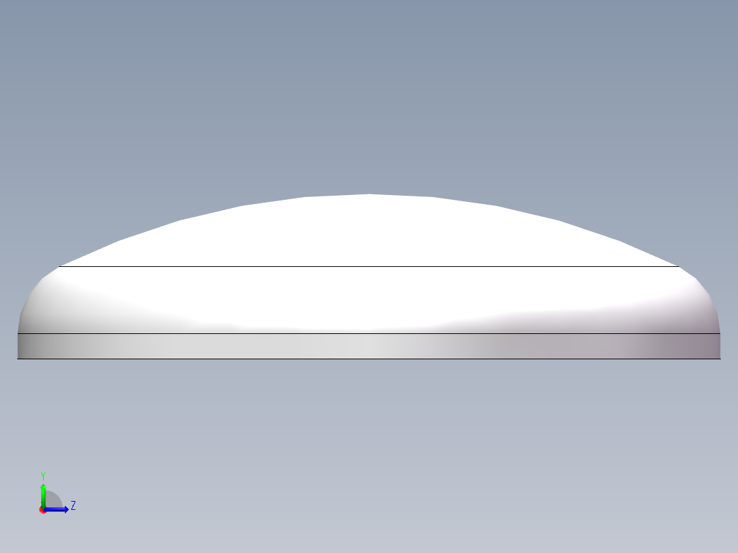 THA碟形封头DN700左视图