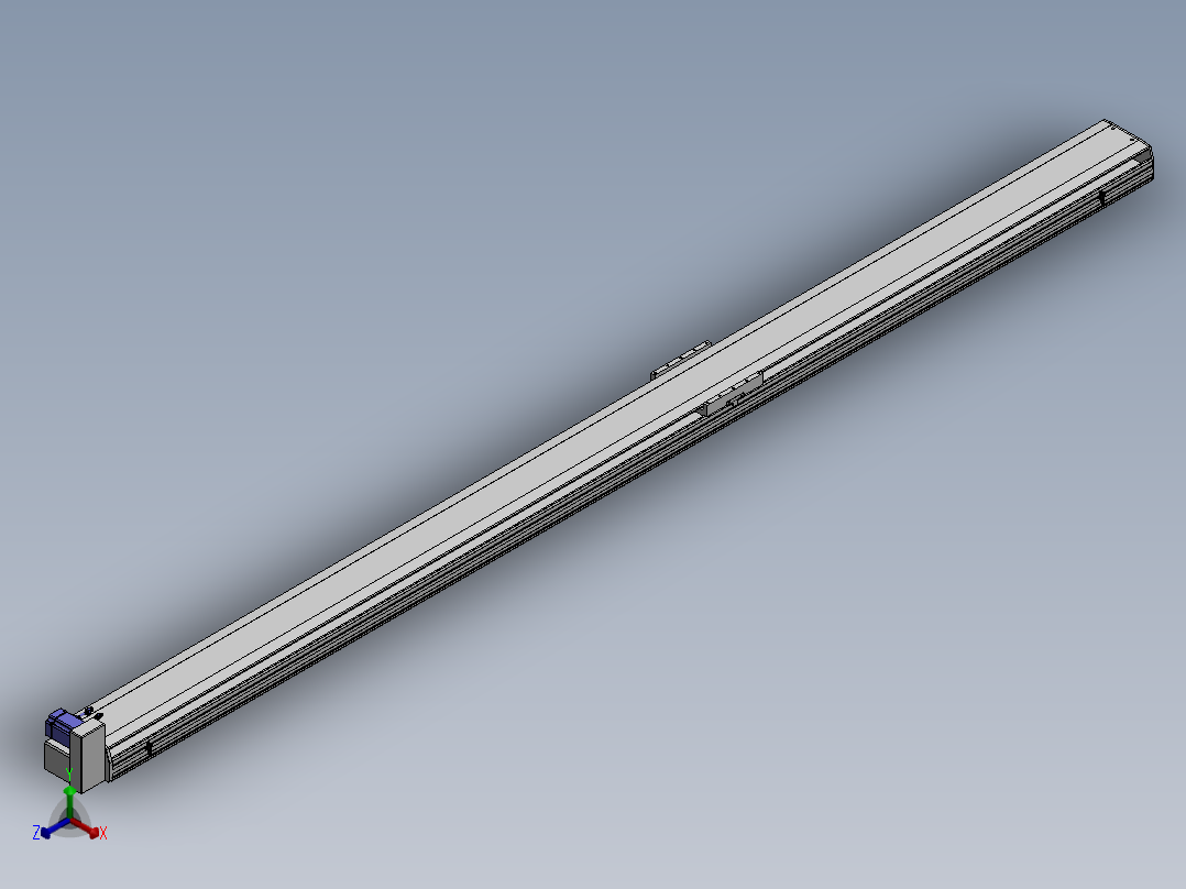 精密模组MT220-L150-3900-RU-M75-C4正等轴测图