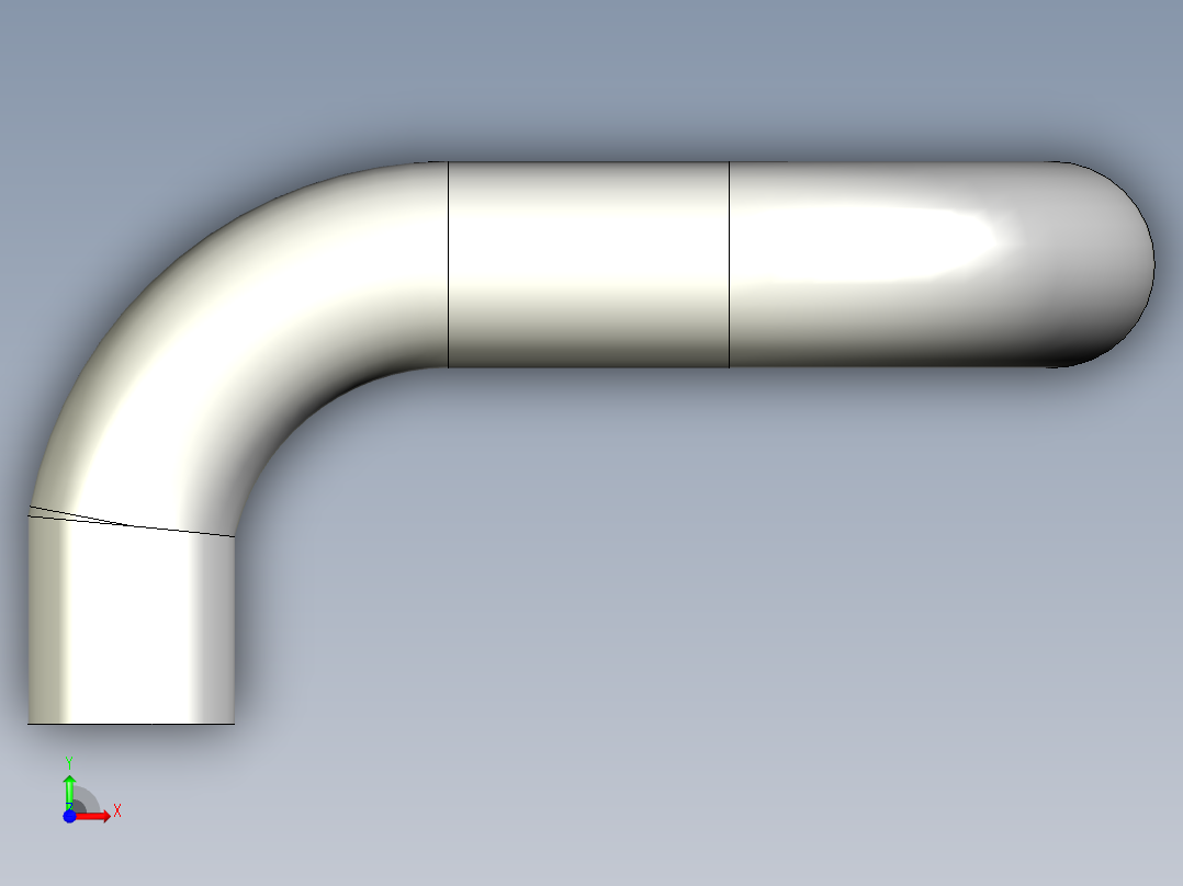 取手(不銹鋼)ER(D)-3D多系列多零件图纸模型前视图