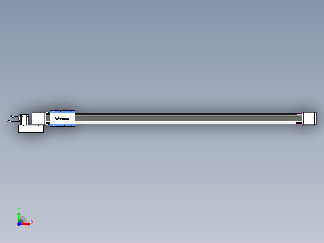 威洛博LB.GB同步带传动--欧规系列GB8-L96-S1600-BL-P40前视图