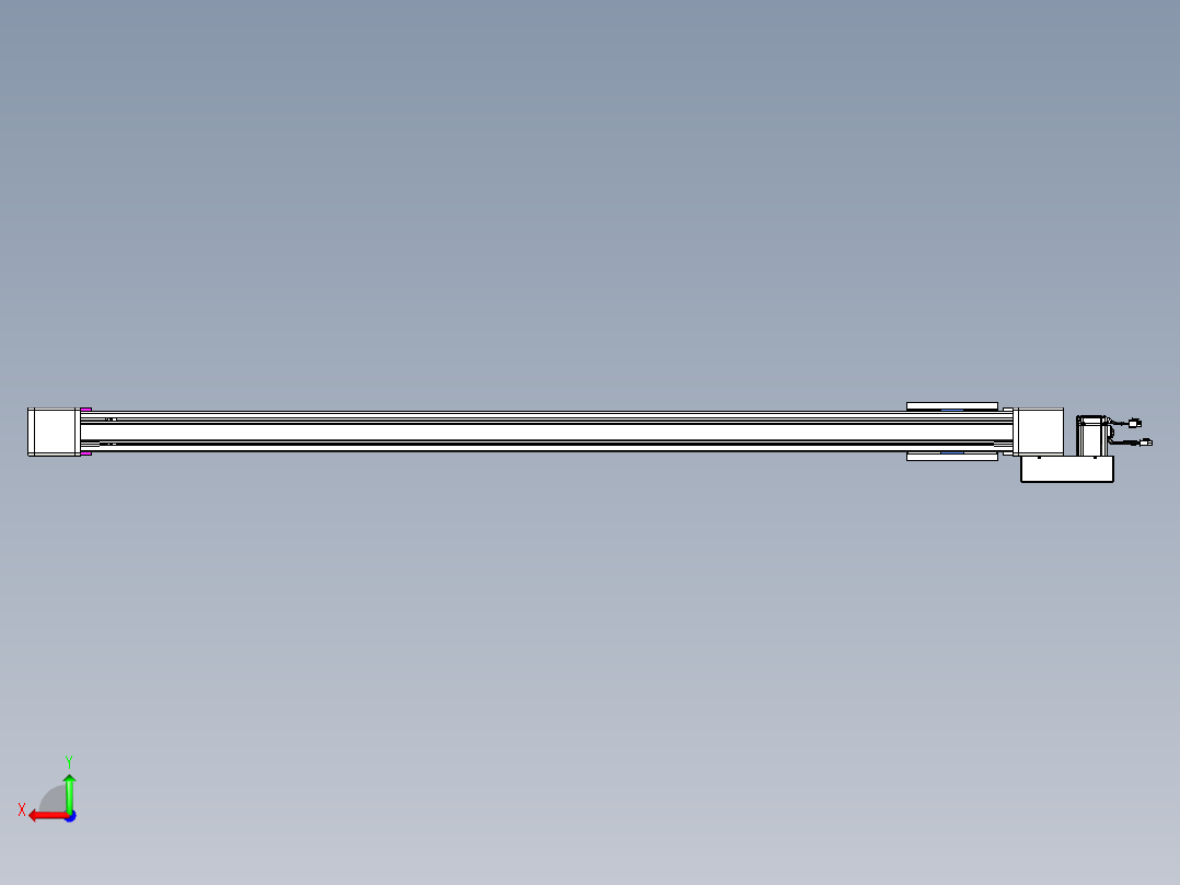 威洛博LB.GB同步带传动--欧规系列GB8-L96-S1600-BL-P40后视图