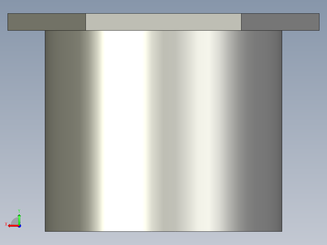 船舶管路系统SeaCor_ReducerBushing_FPTxSPIG_37J138166_1.25in x 0.5in后视图