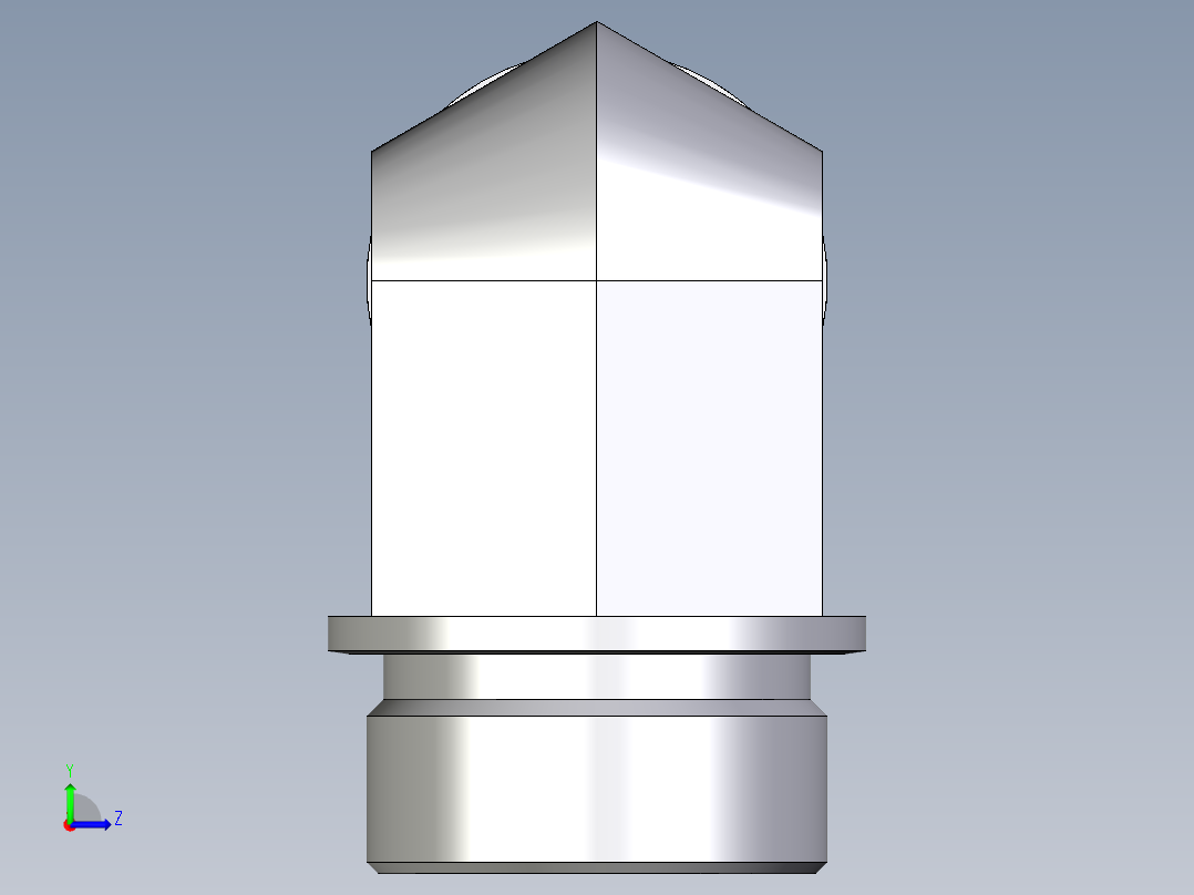 卡套式工业通用硬管接头EO_Male_stud_elbow_WE30SM71X左视图