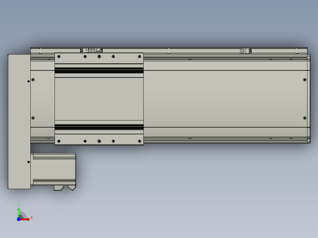 VF丝杆传动-一般环境VF22-S350-BL前视图